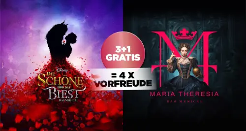 Musical Vienna 3+1 Gratis-Aktion auf Musicalkarten 2026/2027