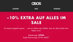 10% Extra-Rabatt auf Sale-Artikel bei ASOS & Topshop