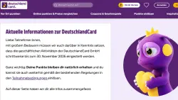 Deutschlandcard wird eingestellt: Was du jetzt mit deinen Punkten tun solltest