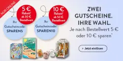 Rabatte bei Hugendubel: 10€ Rabatt ab 50€ Einkaufswert und 5€ Rabatt ab 30€ Einkaufswert