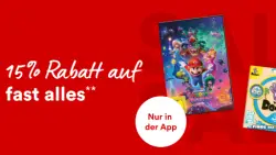 15% Rabatt auf fast alles in der Thalia-App