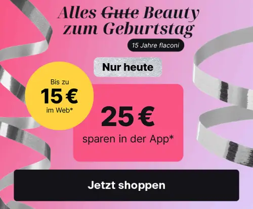 Flaconi bis zu 25 € Rabatt auf deine Lieblingsprodukte