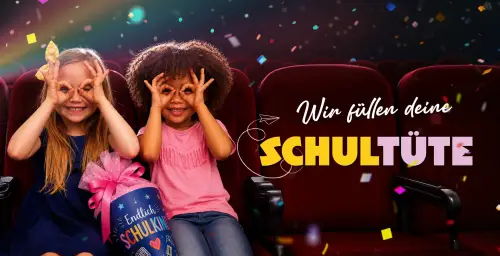 Cineplex Schultüte auffüllen - kostenlos für Erstklässler und I-Dötzchen