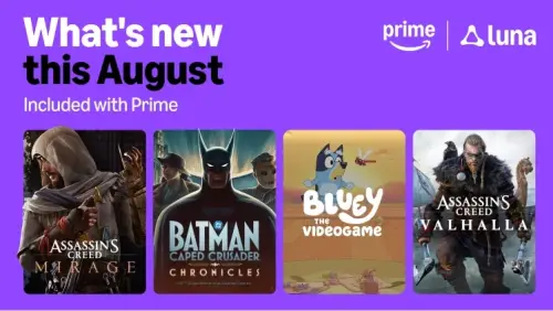 Amazon Luna im August: Neue Cloud-Spiele und 9 Gratis-Titel für Prime-Mitglieder