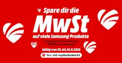 myMediaMarkt 16,67% Rabatt auf Samsung-Produkte