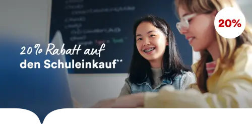 20% Rabatt auf den Schuleinkauf bei Thalia