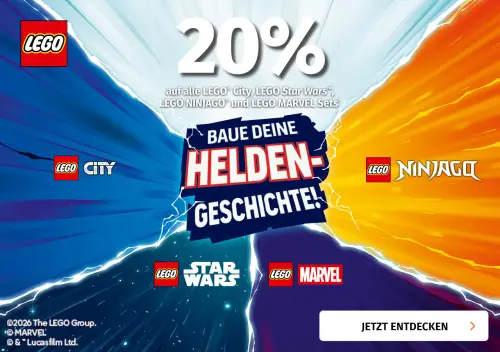 20% Rabatt auf Lego bei Müller