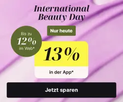 International Beauty Days bei Flaconi mit bis zu 12% online und bis zu 13% Rabatt in der App