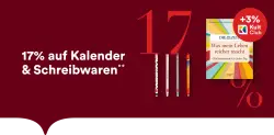 20% Rabatt auf Kalender- & Schreibwarenwelt bei Thalia