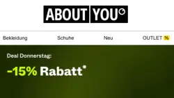 Deal Donnerstag bei About You: 15% Rabatt auf wärmere Jacken, Cardigans und mehr