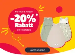 20% Rabatt auf Schlafsäcke bei Babymarkt