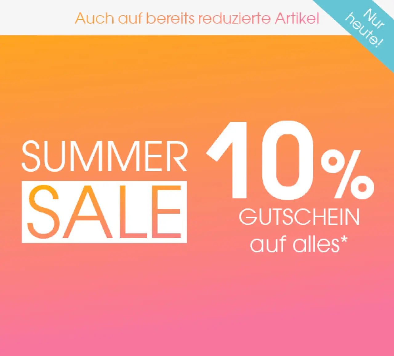 10% Rabatt auf alles bei Babymarkt