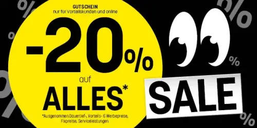 Summer Sale -20% Rabatt auf alles bei Bettenreiter