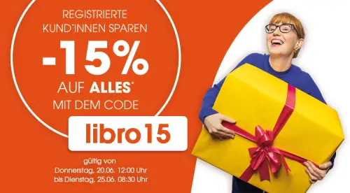 15% Rabatt auf alles bei Libro