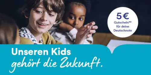 Zeugnisaktion 5 € Gutschein für deine Deutsch Note