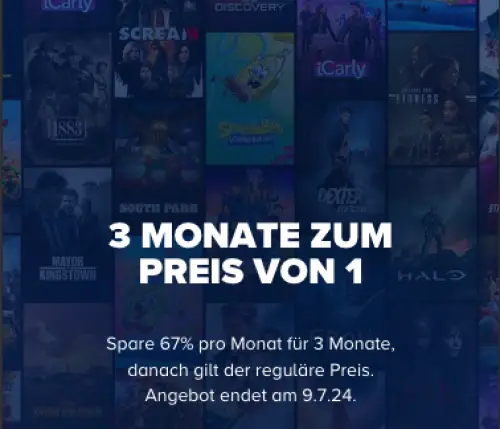 3 Monate Paramount Plus zum Preis von 1