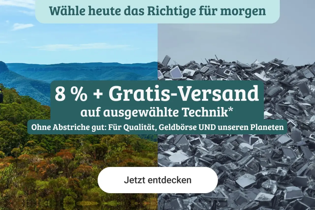 8% Rabatt + Gratis Versand auf ausgewählte Technik Produkte bei rebuy