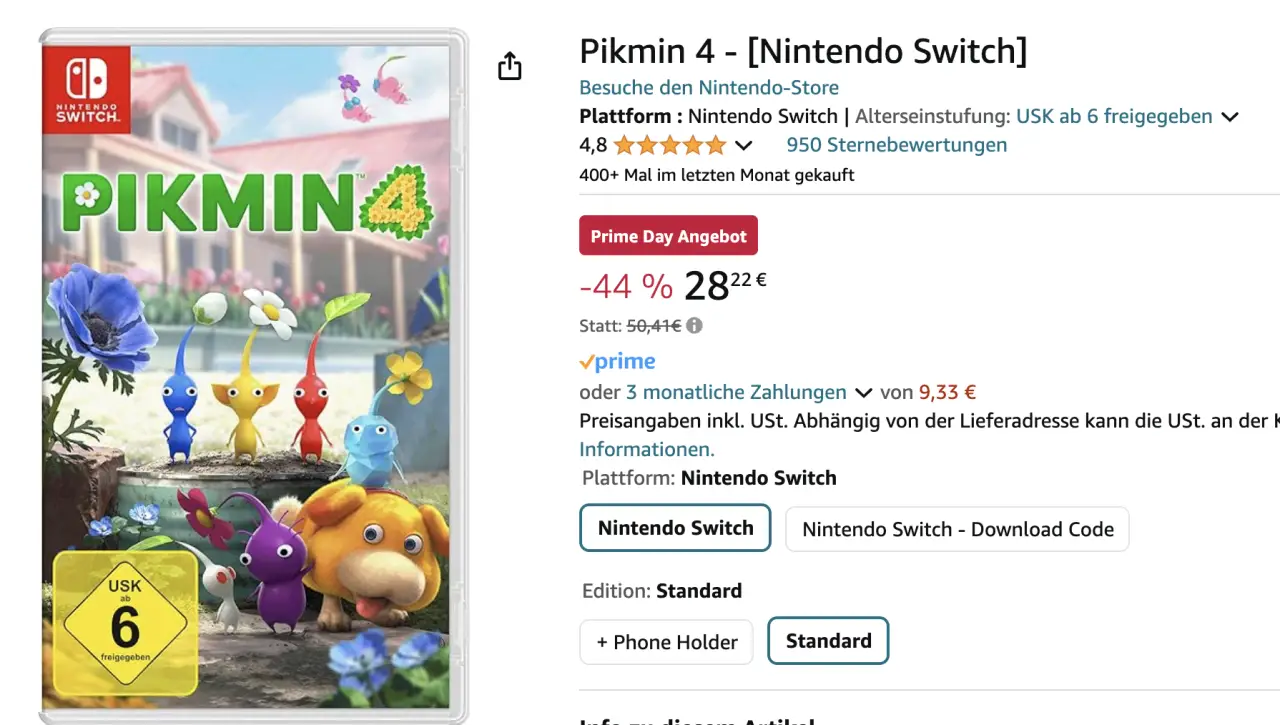 Pikmin 4 für die Nintendo Switch