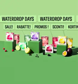 Waterdrop Days bis zu 50% Rabatt + bis zu 15% Extra Rabatt