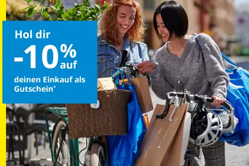 -10% auf deinen Einkauf als Gutschein bei Ikea