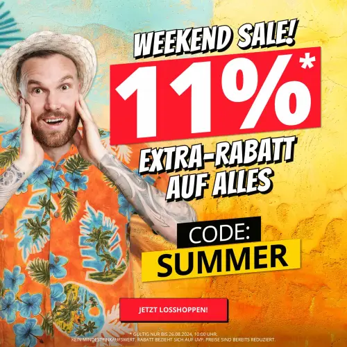 Weekend Sale 11% Extra Rabatt auf alles bei SportSpar