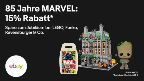 85 Jahre MARVEL: 15% Rabatt