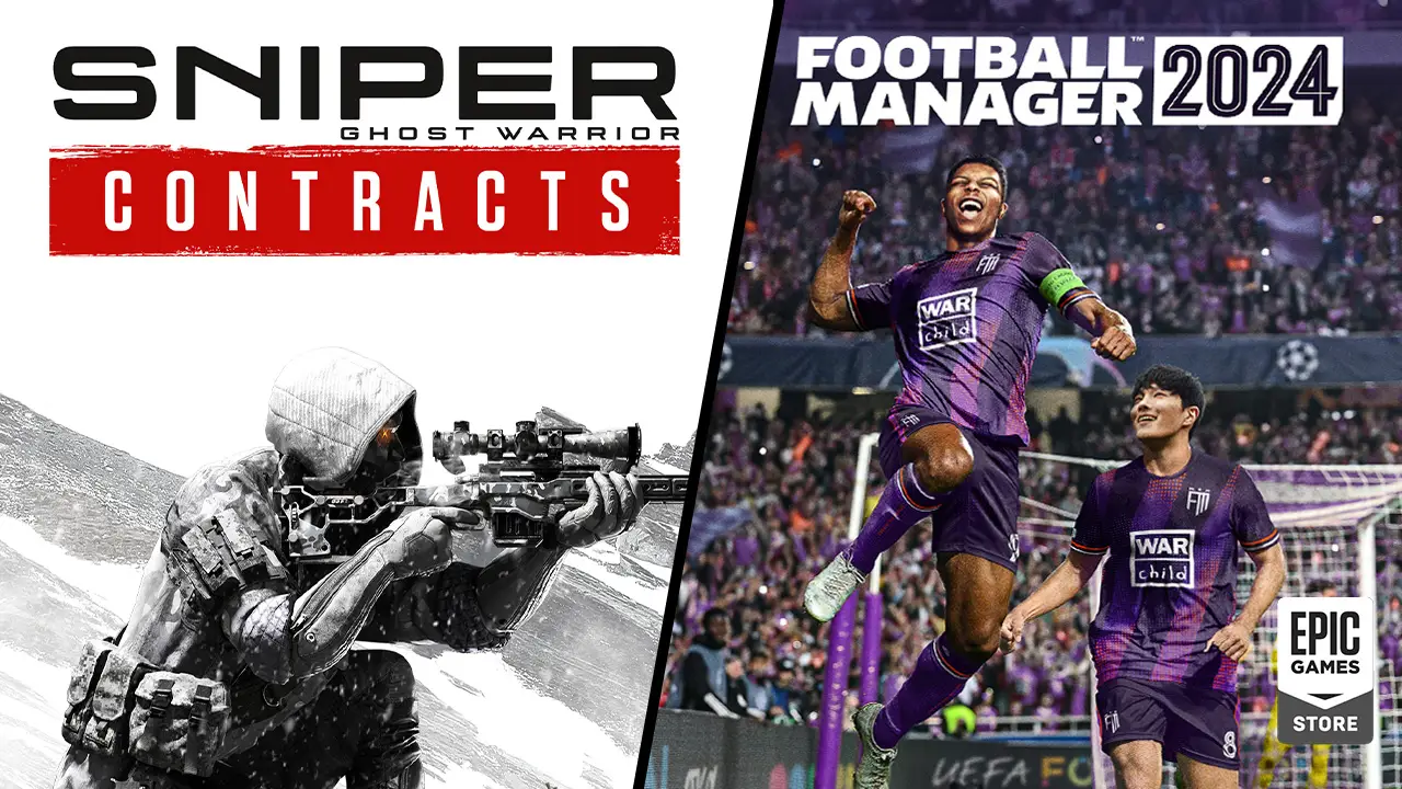 Sniper Contracts und Football Manager 2024 Gratis bei Epic ab dem 5. September